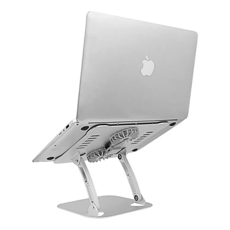 Porodo Adjustable Laptop Stand With Cooling Fan Grey Porodo Adjustable Laptop Stand With Cooling Fan Grey